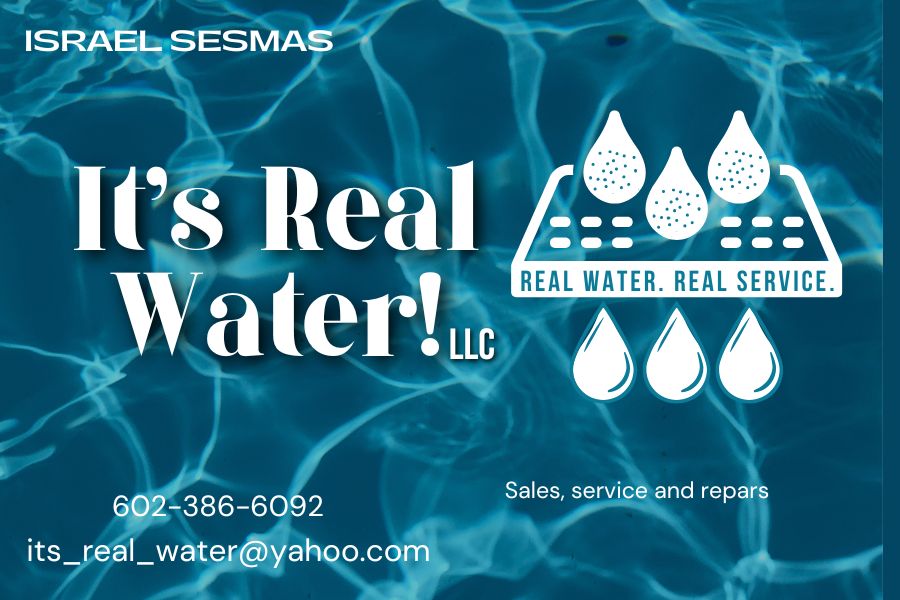 It’s Real Water! business card